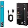 CHARMNAIL Saldatore A Stagno A Batteria Ricaricabile USB-C, Saldatore A Stagno Da 650mAh Con Connettore Filettato 510 E Schermo LED, Penna Portatile Per Riparazioni Elettroniche E Gioielli