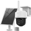 HiLook Telecamera di Sorveglianza Solare Esterno 4MP 4G-SIM Orientabile | Senza Wi-Fi e senza cavo di alimentazione, batteria con carica solare, orientabile tramite app, allarme di movimento