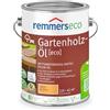 Remmers Olio eco per legno di larice, 2,5 litri, olio sostenibile a base d'acqua per larice all'esterno e all'interno, ideale per mobili da giardino e terrazze in larice, ecologico