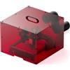 ACMER Custodia per incisione laser ACMER Mini, 300 × 300 × 230 mm, alloggiamento extra large, resistente al fuoco e alla polvere, alloggiamento laser bidirezionale visibile, resistente al fumo e alla