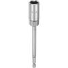 QUARKZMAN Bussole per Avvitatore 14mm Attacco Esagonale 1/4 Extra Lunga Prese Metriche 6 Punti da 6 (150mm) CR-V Chiavi a Bussola Inserti Professionali Bulloni Per Trapani Elettrici