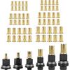 KOVSGQ Dadi filettati per rivetti M3, M4, M5, M6, M8, M10, 66 pezzi, pinza rivettatrice manuale (10 dadi)