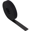 TopHomer 5 m di fissaggio nastro gancio e loop cinghie fascette per la gestione dei cavi, 1 cm di larghezza, nero