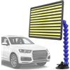 Sutowe Riflettore per ammaccature senza vernice, con supporto regolabile e base a ventosa, strumento di test per la rimozione delle ammaccature a strisce gialle per carrozzeria dell'auto (blu)