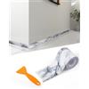 FBBULES Bordo Autoadesivo Adesivo per Pareti in PVC Decorativo Bordi Pannelli Adesivi Striscia Adesiva Muro per Soggiorno Camera da Letto Bagno Cucina Piastrelle