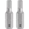 QUARKZMAN 2Pz H4.0 Punte Avvitatore Esagonale 1/4 Gambo Esagonale 25mm L | Inserti per Avvitatore Professionali Testa Esagonali Magnetica in Acciaio S2