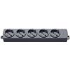 VIMAR PRESA MULTIPLA 5 UNIVERSALE NERO