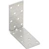 Screws City Staffa angolare perforata resistente, 80 mm x 80 mm x 40 mm, con rinforzo angolare rinforzato in metallo, connettore di riparazione KMP7 (confezione da 20)