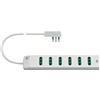 Vimar FP00406.C.B multipresa 6 Bprese 16 A cavo 1,5 m spina piatta IT 16A | Multipresa 6 prese SICURY 16 A con cavo 1,5 m, spina piatta 16 A e potenza massima 3680 W