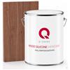 Q-COVER Impregnante colorante legno Noce Scuro D080 2,5L — idrorepellente Q-COVER
