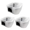 Sandokan 3 Trappole per Topi con Tunnel Antifuga e Vano Acqua Cibo - Trappole Topi Cattura Vivo Senza Veleni - Contenitore Sicuro per Bambini e Animali, Interno Esterno, Made in Italy