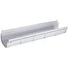 EDILSTORE Canaletta di Drenaggio Acqua Piovana 13x50 H 7,5 cm in Plastica ABS, Canale di Scolo Modulare per Giardino, Terrazzo e Rampa Garage, Grigio Chiaro