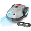 YARDCARE V100 Robot Tagliaerba senza Filo Perimetrale, con Telecamera, Evitamento Ostacoli, Navigazione Visiva, 4 Ah Batteria, Robot Tosaerba da Giardino con Lame di Ricambio, Taglio a Spirale