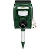 Edenica Repellente Ultrasuoni per Gatti da Giardino, Dispositivo Solare ad Ultrasuoni con Sensore di Movimento, Ricarica USB, Impermeabile da Esterno, Sicuro per Gatti, Cani e Bambini, per Giardino, Terrazzo