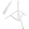 Mimdixy Base per ombrellone Portatile, Base di Supporto per ombrellone Pieghevole in Ferro Triangolare Bianco Pieghevole per Patio Spiaggia Giardino Campeggio Pesca Supporto all'aperto