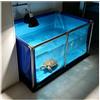 Rygcrud Grande Vasca per Pesci con Telaio in Tela, con Finestra Trasparente | Da Interno Autoportante Acquario/vasca Per Pesci Per La Custodia Di Carpe Koi E Tartarughe(50x40x30cm)