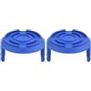 StarRing Confezione da 2/4/8/10 coperture per bobine di decespugliatore Mac Allister MGTP18Li, tappi di ricambio per bobine da 1,5 mm, 1 x 2,5 m (2 pezzi)