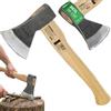 STREND PRO accetta A613 Sandblaster 800 g | manico in frassino 380 mm | testa sabbiata e verniciata | campeggio, giardino e legna da accensione