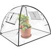 Behogan Serra da giardino, 56 x 56 x 56 cm, mini serra pop-up, tenda di svernamento in PVC trasparente per piante, copertura per piante, piccola serra per esterni, per giardino, fiori, piantine, balconi