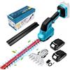 Yofuly 2-in-1 Tagliasiepi Giardino a Batteria Compatibile con Batterie Makita 18V