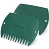 GardenHOME Raccoglitore per foglie superiore, paletta per foglie, rastrelli | Artigli per foglie oversize da 38,1 x 30,5 cm con manici regolabili per una rapida raccolta di foglie, erba tagliata