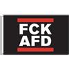 FlagShipper Bandiera della protesta 150 x 90 cm - Bandiera dichiarazione con motivo FCK-AFD - Striscione politica contro l'estremismo di destra - per demo, manifestazione e campagna elettorale