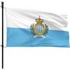 VlagDirect - Bandiera di San Marino - Bandiera di San Marino - 90 x 150 cm