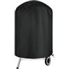 Caswynlife Copertura rotonda per barbecue in tessuto Oxford 210D | Protezione resistente ai raggi UV e alla polvere, per cucinare all'aperto, giardino, barbecue