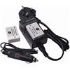 DSTE 2pcs NB-10L Batteria Ricaricabile Li-ion con Caricatore DC123 per Canon PowerShot G1 X, G15, G16, SX40 HS, SX50 HS Fotocamere Digitali