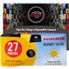Clikoze Pacchetto di fotocamere usa e getta con fotocamera Novocolor Daylight Monouso, 27 esposizioni e scheda di consigli per fotografia Clikoze (1 unità)