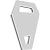 Générique High-Carbon Steel 1/4 & 3/8 Tripod Coin Wrench Screw Removal Tool | Heavy-duty high carbon steel coin wrench with chamfered edges for 1/4 and 3/8 tripod screw removal, gear repair, and quick