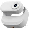 CWOQOCW Action Camera panoramica 4K per moto Dashcam e avventure all'aperto, costruzione ABS, design compatto, bianco/nero (bianco)
