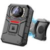 SPIKECAM S3 Bodycam con microfono, grandangolo 160°, Body Cam 4K | Fotocamera corpo con display da 2 pollici, grande pulsante di registrazione frontale, fotocamera leggera da 110 g per servizi