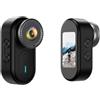 ZYWUOY Per la mini macchina fotografica del corpo, dimensione del pollice | Video 4K 30Fps, collana magnetica POV Cam, gamma da -25 °C a 75 °C, supporto per casco, kit di montaggio per ciclismo