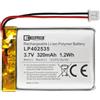 EEMB 3,7V 320mAh 402535 ricaricabile Lipo connettore MOLEX1.25, 1 pezzo