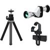 Vibsky Monoculare portatile con zoom 8x e HD, obiettivo da 20 mm per uso esterno