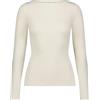 Lee - T Shirt Donna - vestibilità Slim - LS Boat Neck Tee - Cannella