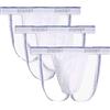 2(X)IST Essential Cotton Y-Back Thong 3-Pack Mutande da Uomo Uomo (Pacco da 3)