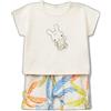 United Colors of Benetton Comp(t-shirt+short) 3o7sak014 Corredino per bambino e neonato Bimbo 0-24