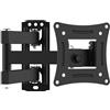 GRIFEMA Supporto TV Parete GB1008-1 Staffa TV 13"-32, Fino a 20kg | Braccio TV Girevole Inclinazione Estensibile, VESA 75x75mm/100x100mm Porta tv da Parete Universale per Televisione Monitor