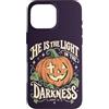 Grace And Glory Studio Custodia per iPhone 16 Pro Max Christian Halloween zucca Bibbia Verso Giovanni 1:5