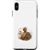 Christian Saint Peter Fisherman Apostle Custodia per iPhone XS Max Biblica San Pietro Apostolo Chiavi Pescatore Fede