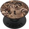 Football Team Win Conference Champion Fa Husky Celebration Game Day Selfie Vintage Scuola Mascotte Divertimento PopSockets PopGrip Adesivo