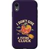 Halloween in October Custodia per iPhone XR Divertente Halloween Pollo Strega Volare Cluck