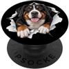 4GreatSwissMountainLovers Divertente grande montagna svizzera che sbircia carino amante dei cani mamma papà PopSockets PopGrip Adesivo
