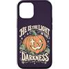 Grace And Glory Studio Custodia per iPhone 12/12 Pro Christian Halloween zucca Bibbia Verso Giovanni 1:5