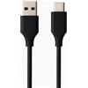Ewent Cavo USB-A a USB-C 1m Nero - cavo PD 60 W (20V/3A) + trasmissione dati 480 Mbps, PVC, Ricarica rapida per Apple,Android,Samsung,Smartphone,Tablet,Laptop e dispositivi elettronici Type C & A