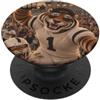 Football Team Win Conference Champion Fa Tiger Celebration Game Day Selfie Vintage Scuola Mascotte Divertimento PopSockets PopGrip Adesivo