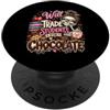 Will Trade Students for Chocolate Teache Scambierà gli studenti per il cioccolato divertente insegnante PopSockets PopGrip Adesivo