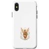 Athena Winged Warrior Mythology Custodia per iPhone X/XS Mitologia dell'alloro dello scudo del guerriero di Atena alato